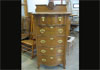 Oak dresser brown oak finish.