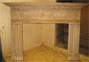 Antique fireplace mantel.